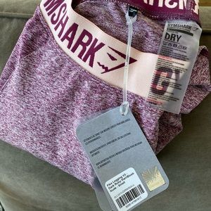 GYMSHARK Flex Legging V3 Dark Ruby Marl/Blush Nude